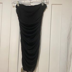 Mesh black mini dress - never worn